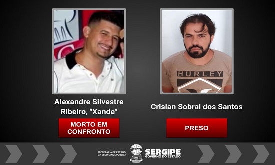 Polícia de Sergipe prende em Carira suspeito por trafico intermunicipal e em Aracaju, homem morre em confronto