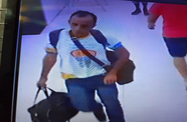 SSP divulga imagens de suspeito de roubar taxista em Glória (vídeo)