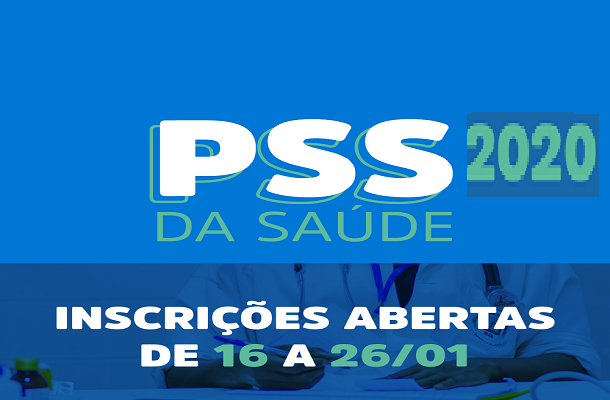 Estão abertas as inscrições do PSS da Secretaria da Saúde de Aracaju