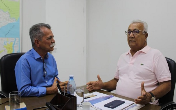 O pré- candidato a prefeito de Japaratuba, Dr. Paulo Afonso, buscou este primeiro contato com Jackson Barreto