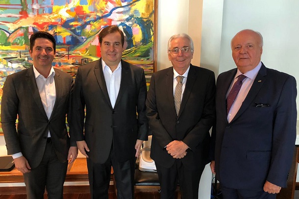 Presidente da Câmara Rodrigo Maia vai participar do congresso alusivo aos 50 anos do TCE