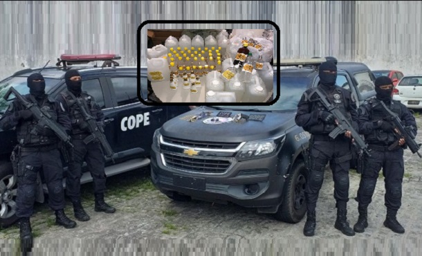 Polícia de Sergipe fecha laboratório clandestino de álcool em gel na capital e um homem é preso