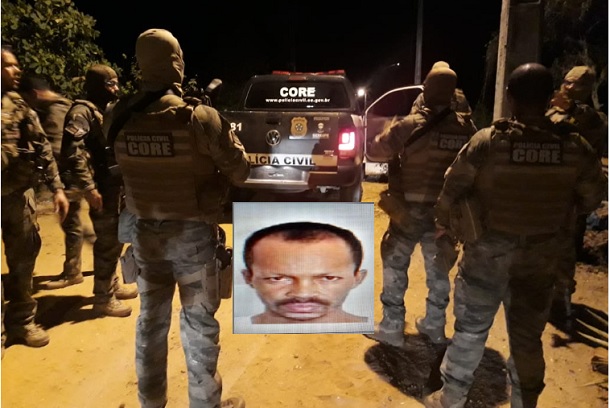 Assassino que conseguiu fugir de presídio sergipano é preso em Estância pela CORE