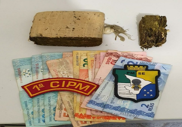Casal é preso por tráfico de drogas no município sergipano de Itaporanga D`ajuda