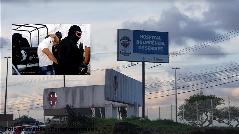 Preso que fugiu do Hospital de Urgência de Sergipe resolve se entregar a polícia
