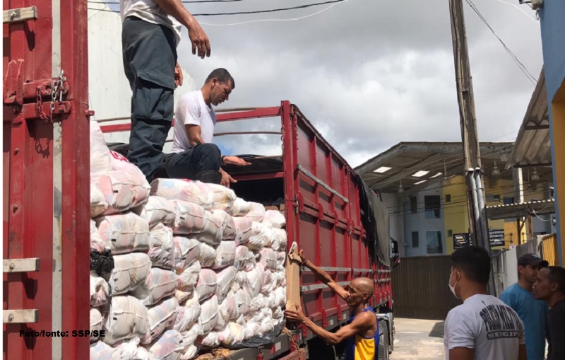 CORONAVIRUS: Blitz Solidária da CPTran recebe mil cestas básicas do INEC para serem distribuidas