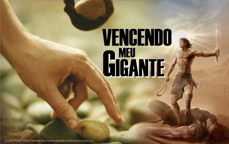 Davi, porém, disse ao filisteu: Tu vens a mim com espada, e com lança, e com escudo; porém eu venho a ti em nome do Senhor dos Exércitos,