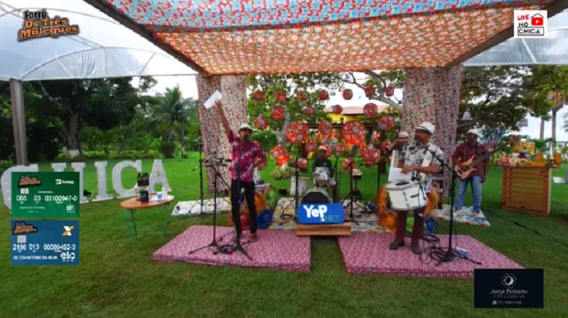 Forró autêntico ” OS TRÊS MOLEQUES” na LIVE deste domingo, dia 28 de junho às 16 horas