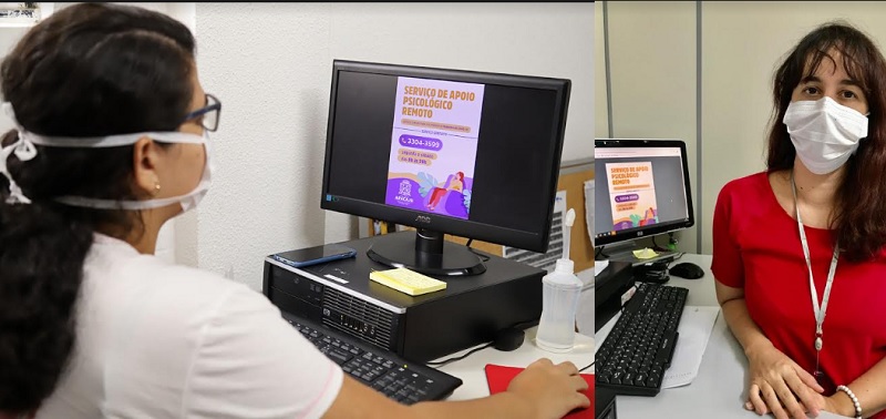 Serviço de Assistência Psicológica Remota atendeu a 1,3 mil pessoas em dois meses