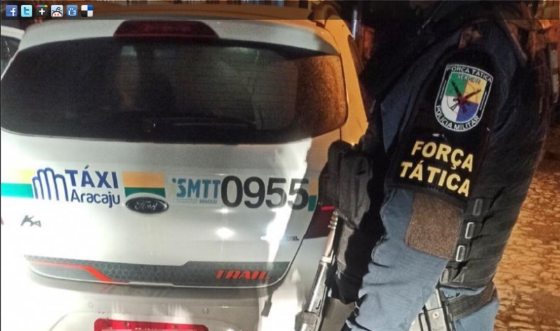 Taxista é vitima de assalto em Aracaju