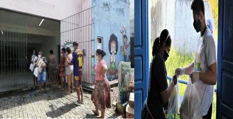 Instituto João Carlos Paes Mendonça doa cestas básicas a famílias carentes