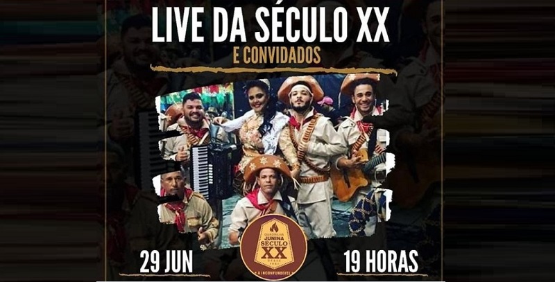 Quadrilha Século XX mantém tradição e realiza LIVE neste segunda-feira, dia 29