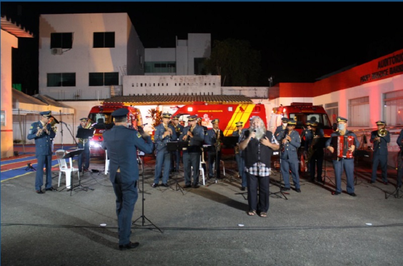CBM encerra Dia Nacional do Bombeiro com apresentação musical