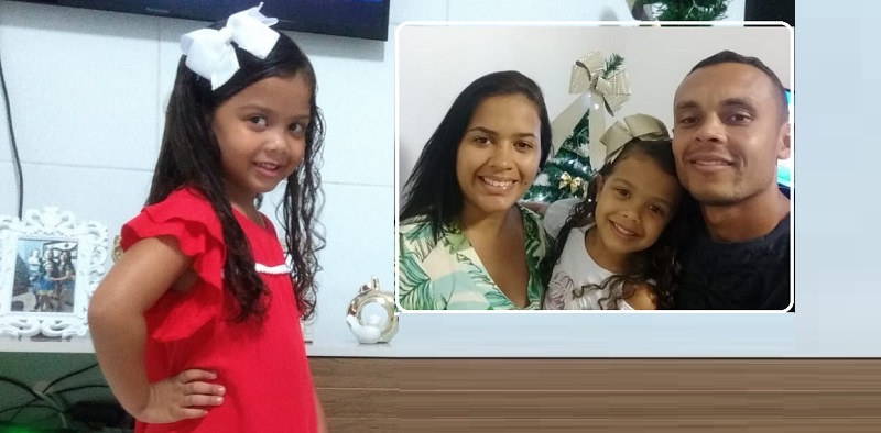 Filha de soldado da PM precisa de ajuda para realizar cirurgia no cérebro