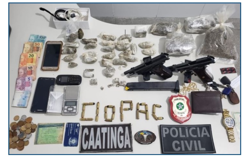 Polícia de Sergipe desarticula associação criminosa que atuava no tráfico de drogas em Ribeirópolis