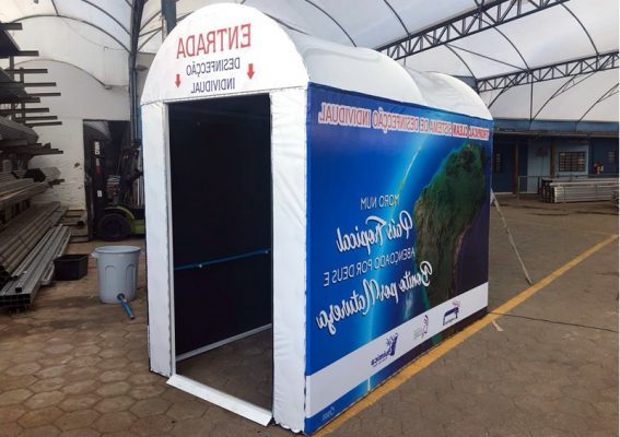 Deputado Samuel Carvalho sugere a implantação de cabines ou corredores de desinfecção