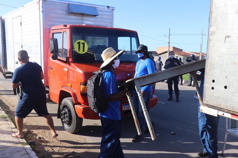 Prefeitura inicia realocação das famílias das Mangabeiras