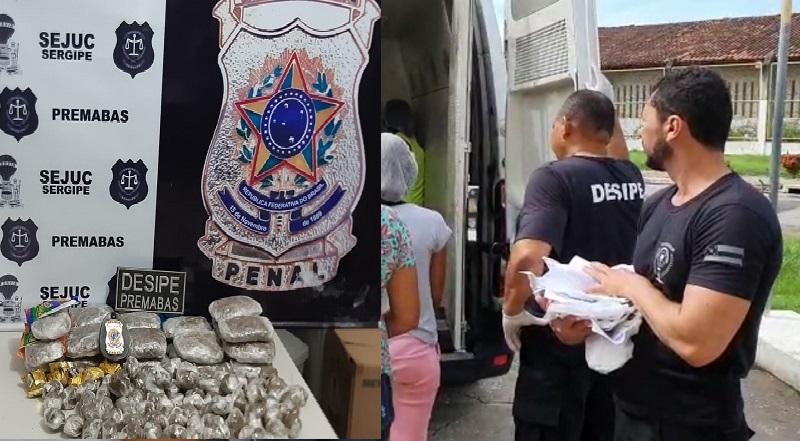 Mulher é presa ao tenta entrar em presídio de Sergipe com drogas escondidas em biscoitos e bombons