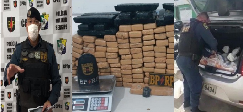 Radiopatrulha apreende 160 kg de drogas, homem é preso e outro morre em confronto