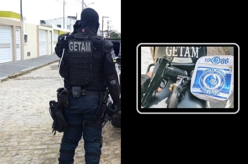 Integrantes da torcida organizada “Trovão Azul” são presos por porte ilegal de arma de fogo e uso de simulacro