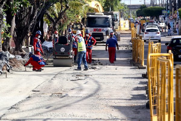 Obra de requalificação viária e urbanística do corredor H. Fontes entra na reta final