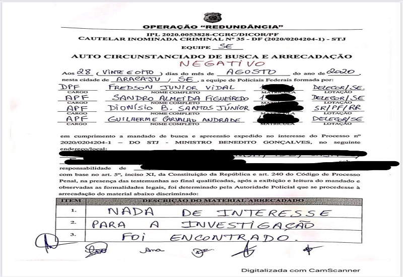 André Moura emite nota e nega ser alvo de operação da PF