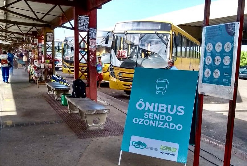 Empresas de ônibus fortalecem combate a Covid-19 com ozonização