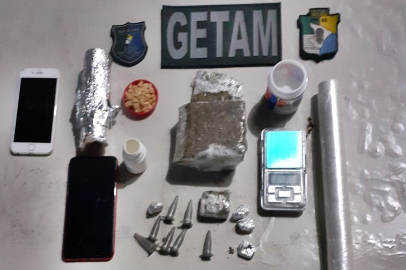 Getam prende suspeito por tráfico de drogas em Aracaju