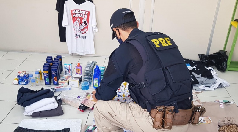 PRF recupera objetos furtados de lojas comerciais em Sergipe