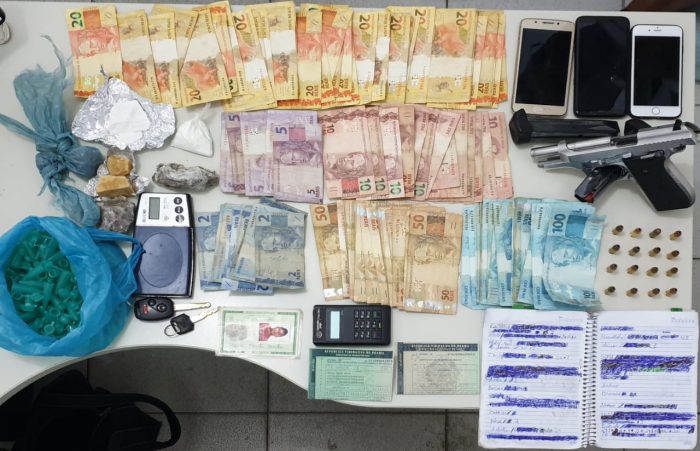 Polícia prende em flagrante por tráfico de drogas e posse ilegal de arma em SE