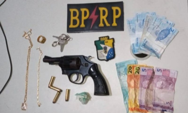 BPRp prende homem e apreende arma de fogo no bairro Santos Dumont