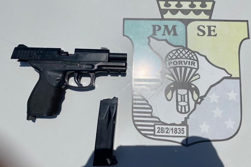 BPRv apreende simulacro de arma de fogo no Abaís