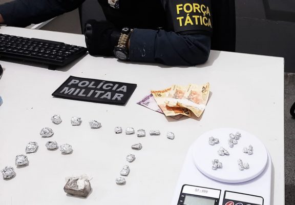 Polícia prende suspeito por tráfico de drogas na Zona Sul da Capital