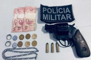PM apreende dois adolescentes suspeito com arma de fogo no Bugio
