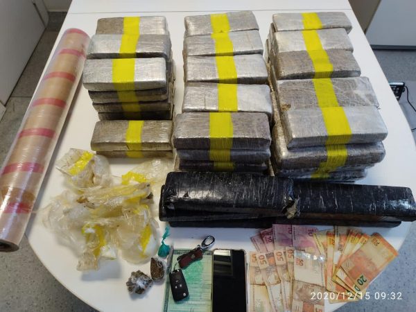 Denarc prende homem com 40kg de maconha em Itabaiana