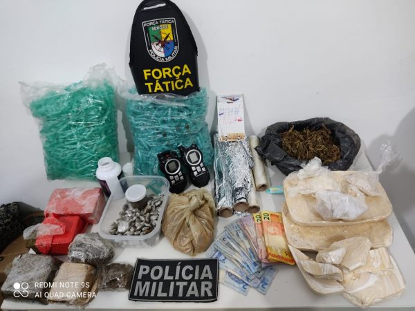 Polícia descobre depósito de drogas em casa na Zona Sul da Capital