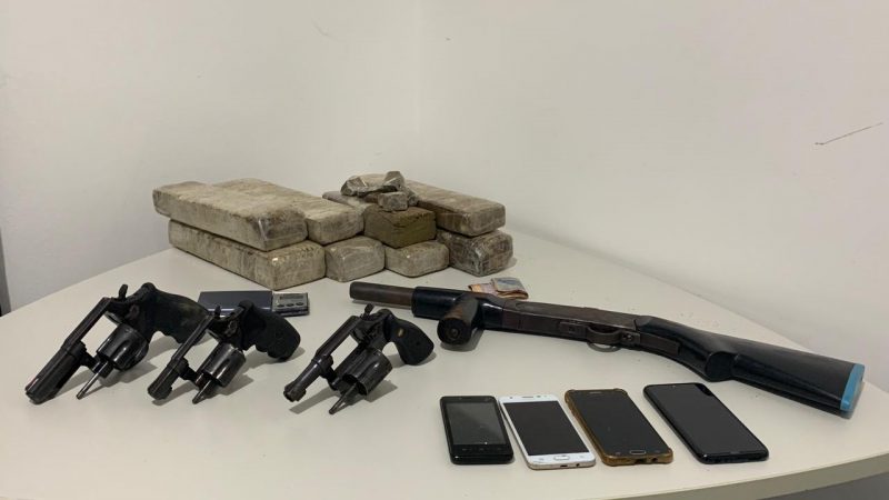 Operação conjunta localiza três suspeitos de homicídios e tráfico de drogas