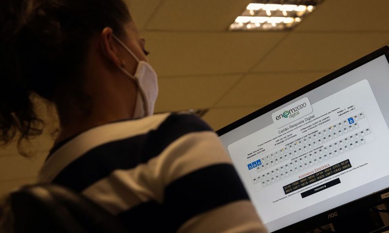 Gabaritos do Enem digital serão divulgados na tarde desta quinta-feira, 10