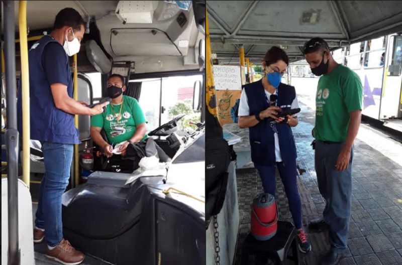 Setransp e Fetralse se somam à vacinação dos rodoviários