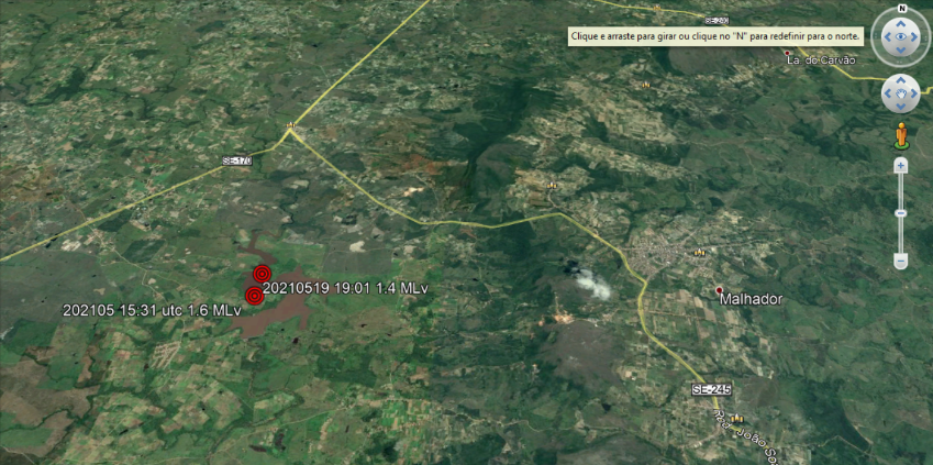 Tremores de terra são ouvidos por populares em Malhador/SE
