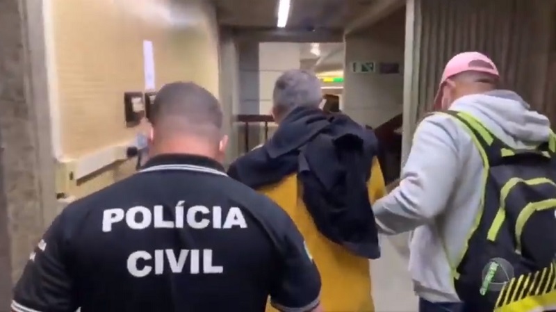 EXCLUSIVO: Empresário Rodrigo Rocha volta para o presídio após prisão dentro de clínica