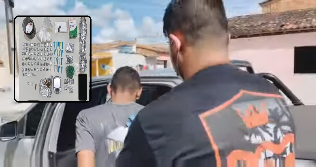 Dois suspeitos são presos por roubo e tráfico de drogas em Lagarto