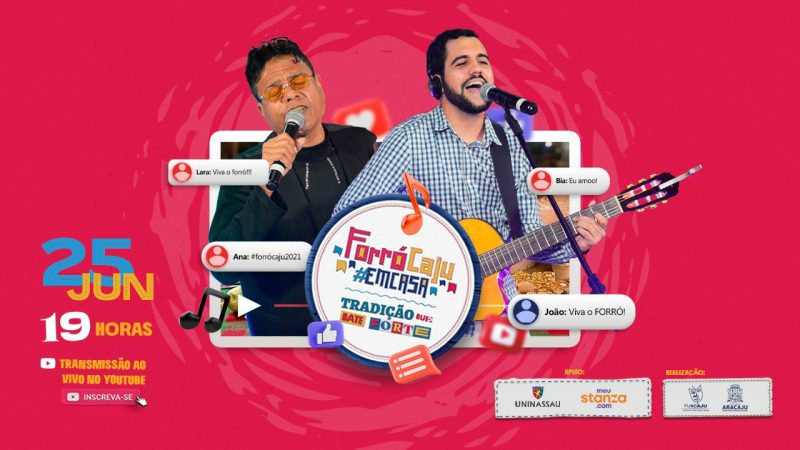 Forró Caju em Casa traz a força e a tradição dos trios pé de serra nesta sexta, 25