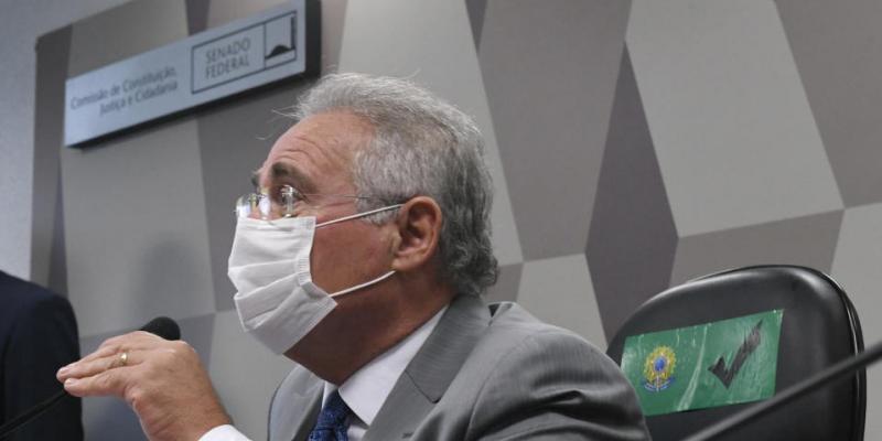 Renan quer entrar em ação de Bolsonaro contra lockdown de governadores