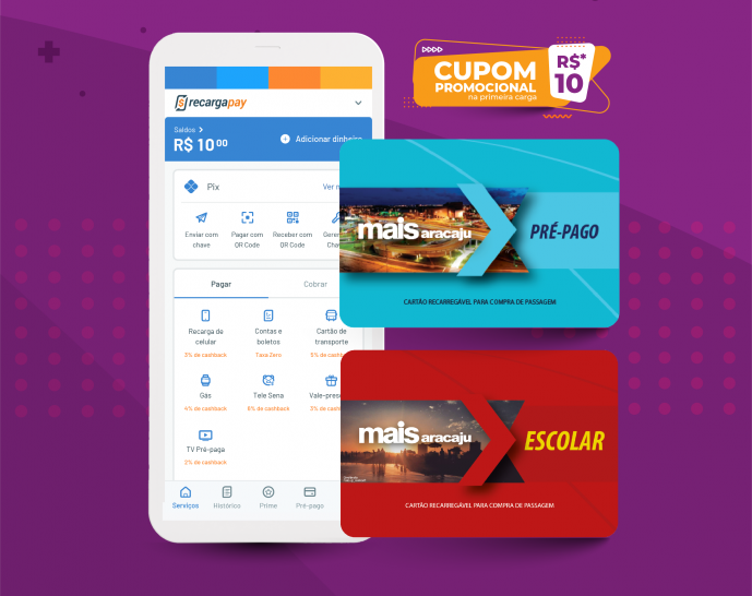 RecargaPay: Sistema de venda para transporte coletivo será lançado em Aracaju