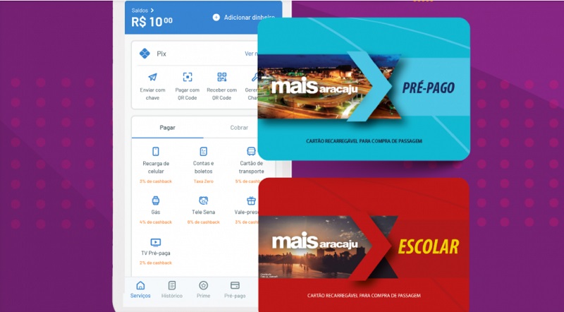 Passageiros do Transporte Público de Aracaju terão aplicativo RecargaPay