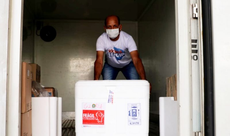 Secretaria da Saúde distribui vacinas para os municípios sergipanos