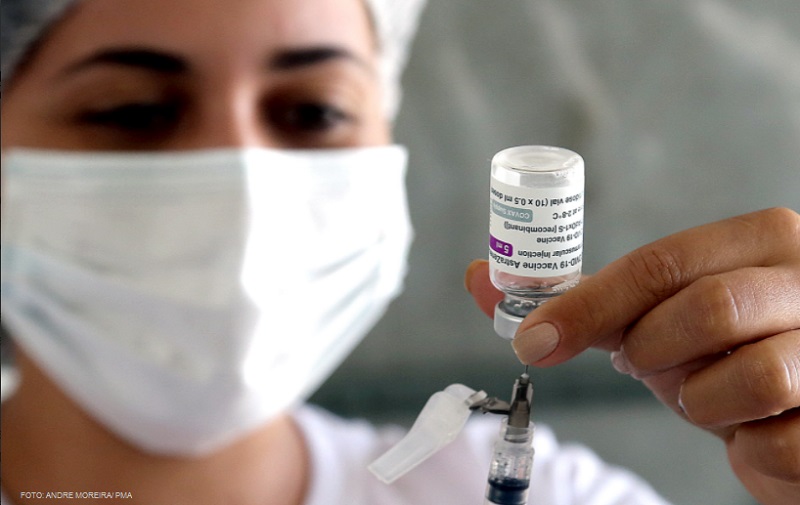 Prefeitura mantém vacinação contra covid-19 neste final de semana e antecipa a segunda dose