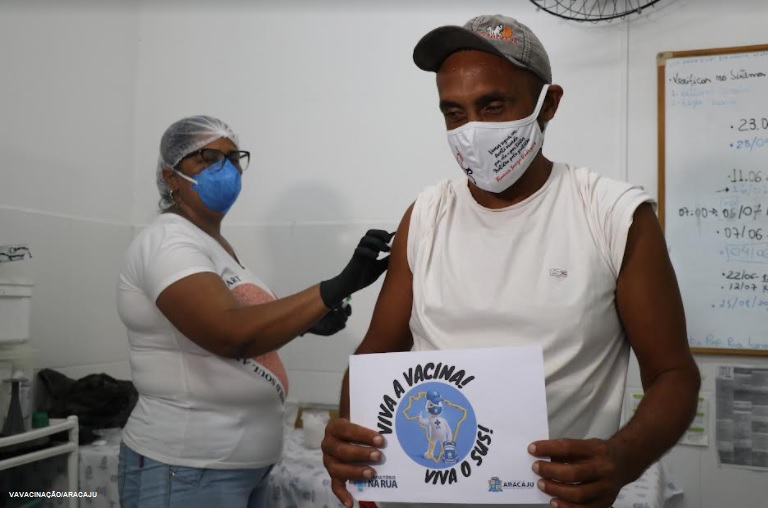 COVID-19: Prefeitura conclui ciclo de vacina para população em situação de rua