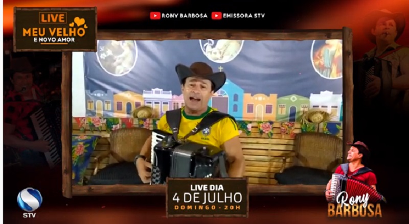 Rony Barbosa lança seu novo trabalho ‘Meu Velho e Novo Amor’ – AO VIVO